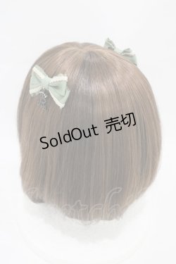 画像2: ALICE and the PIRATES / グログランミニリボンコーム  若草 H-25-08-28-1020-PA-AC-NS-ZH