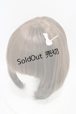 画像1: BABY,THE STARS SHINE BRIGHT / みるくちゃんの マカロンヘアピン  オフ H-25-08-28-1023-BA-AC-NS-ZH