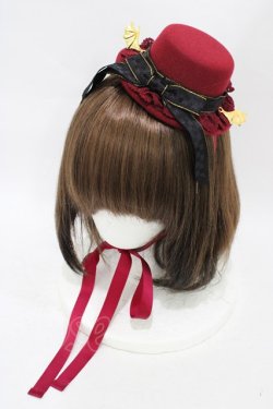 画像1: ALICE and the PIRATES / メルティスイーツデビルミニミニハット  ボルドー H-25-08-28-1003-PA-AC-NS-ZH