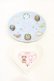 画像1: BABY,THE STARS SHINE BRIGHT / くみゃちゃんのHappy Spring Plate  オフ/サックス H-25-08-28-1032-BA-ZA-NS-ZH (1)
