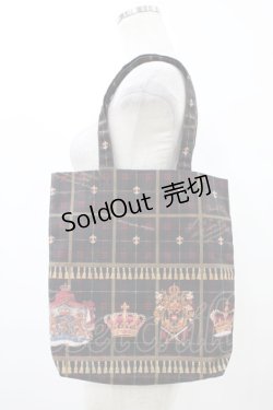 画像1: ALICE and the PIRATES / Royal Crown's tea package柄トートバッグ  ブラック H-25-08-28-1033-PA-BG-NS-ZH