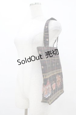 画像2: ALICE and the PIRATES / Royal Crown's tea package柄トートバッグ  ブラック H-25-08-28-1033-PA-BG-NS-ZH
