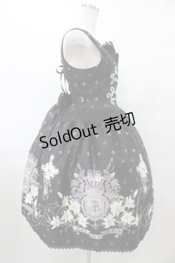 画像3: ALICE and the PIRATES / The Knights of St.Lily柄ジャンパースカートI Free ブラック H-25-08-28-1036-PA-OP-NS-ZH