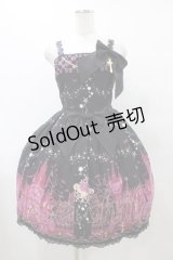 ALICE and the PIRATES / ゴーストタウンのメリィメイキング柄ジャンパースカートII Free ブラック H-25-08-28-1037-PA-OP-NS-ZH