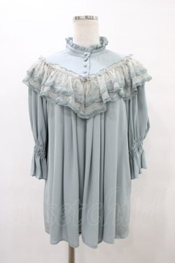 画像1: Sheglit / "Edelweiss"シフォンブラウス M グリーン H-25-08-28-056-EL-BL-KB-ZH