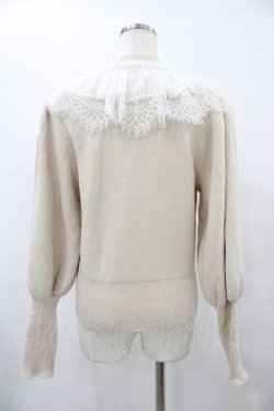 画像2: MR corset / レースニットカーディガン  ベージュ H-25-08-28-057-PU-TO-KB-ZH