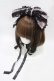 画像1: FRILL / ジャガードリボンヘッドドレス  グレー H-25-08-28-002-HN-AC-KB-ZH (1)