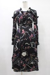 MILK / ショコラローズプリンセスドレス  ブラックチョコ H-25-08-28-019-ML-OP-KB-ZH