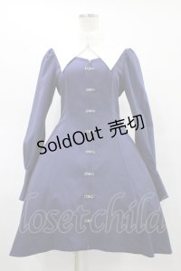 ATELIER BOZ / クラリッサワンピース  ブルー×ホワイト H-25-08-28-020-EL-OP-KB-ZH