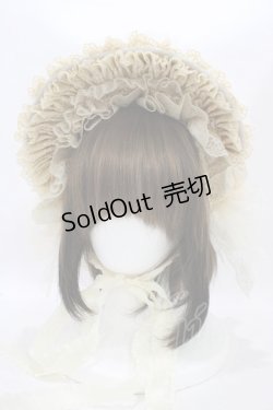 画像3: Triple fortune / ハーフボンネット  アイボリー H-25-08-28-003-EL-AC-KB-ZH