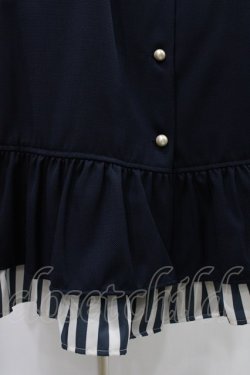 画像5: Melody BasKet / ストライプマドモアゼルドレス L ネイビー H-25-08-28-021-LO-OP-KB-ZH