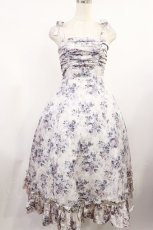 画像1: Victorian maiden / ロココブーケロングサンドレス Free ロココグレージュ H-25-08-29-001-CL-OP-NS-ZH (1)