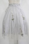 画像3: F&A / デイジー刺繍チュールスカート Free L/GRAY H-25-08-29-1026-LO-SK-NS-ZH (3)