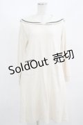 Fi.n.t / バックロゴ刺繍セーラーカラーワンピース Free IVORY H-25-08-29-1029-CA-OP-NS-ZH