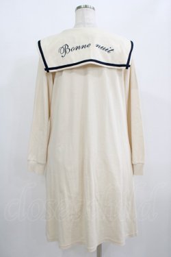 画像3: Fi.n.t / バックロゴ刺繍セーラーカラーワンピース Free IVORY H-25-08-29-1029-CA-OP-NS-ZH