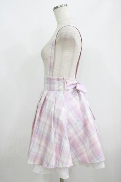 画像2: Amavel / Dreaming Ribbonサイドプリーツチェックスカート Free ピンク H-25-08-29-1030-CA-SK-NS-ZH