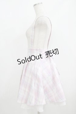 画像2: Amavel / Dreaming Ribbonサイドプリーツチェックスカート Free ピンク H-25-08-29-1030-CA-SK-NS-ZH