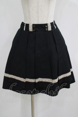 画像1: axes femme / プリーツスカート M ブラック H-25-08-29-1031-AX-SK-NS-ZH