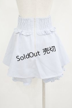 画像3: Ank Rouge / ぽんぽんリボンスピンドルスカパン M サックス H-25-08-29-1034-CA-SK-NS-ZH