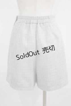 画像3: Fi.n.t / 釦使いファンシーツイードスカパン Free L/BLUE H-25-08-29-1036-CA-SK-NS-ZH