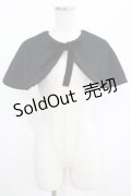 Mary Magdalene / ケープ付きミディコートのケープ  ブラック H-25-08-29-1038-CL-TO-NS-ZH