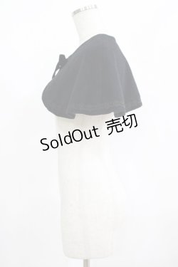 画像2: Mary Magdalene / ケープ付きミディコートのケープ  ブラック H-25-08-29-1038-CL-TO-NS-ZH