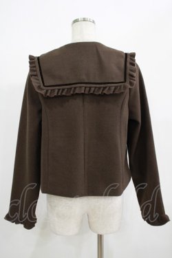 画像3: m petit by misako / AM*セーラーショートコート M ブラウン H-25-08-29-1040-LO-CO-NS-ZH