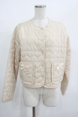 画像1: m petit by misako / サンリオキャラクターズコラボ シナモロール タフタハートキルトジャケット S オフ H-25-08-29-1041-LO-JA-NS-ZH