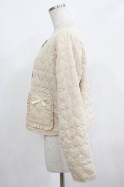 画像2: m petit by misako / サンリオキャラクターズコラボ シナモロール タフタハートキルトジャケット S オフ H-25-08-29-1041-LO-JA-NS-ZH