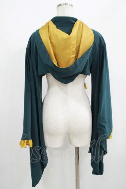 画像3: metamorphose / フード付き着物袖ボレロ サイズ1 グリーン H-25-08-29-1042-ME-JA-NS-ZH