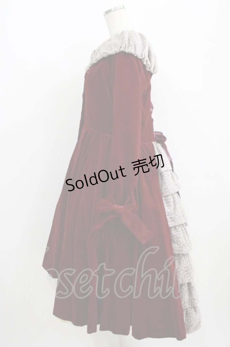 画像2: Juliette et Justine / Le Soir d'aristocrate Coat 1 ヴァンノーブル(ボルドー) H-25-08-29-1005-CL-CO-NS-ZH (2)
