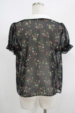 画像3: Ank Rouge / Wild Strawberryフリルパフブラウス M ブラック H-25-08-29-1045-CA-BL-NS-ZH
