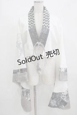 画像1: Qutie Frash / 着物ショートカーデ Free オフ H-25-08-29-1050-QU-TO-NS-ZH
