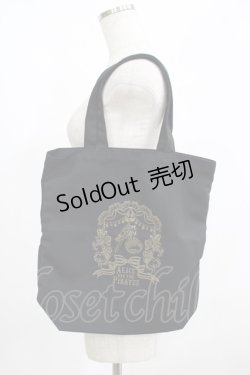 画像1: ALICE and the PIRATES / A&P海賊柄セットのトートバッグ  ブラック H-25-08-29-1062-PA-BG-NS-ZH