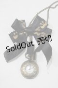 metamorphose / 時計ネックレス  ブラック H-25-08-29-1074-ME-AC-NS-ZH