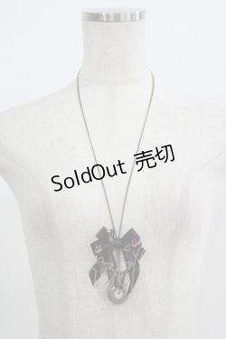 画像2: metamorphose / 時計ネックレス  ブラック H-25-08-29-1074-ME-AC-NS-ZH
