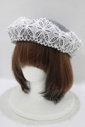 m petit by misako / TT*AMレースBベレー  グレー H-25-08-29-1078-LO-AC-NS-ZH