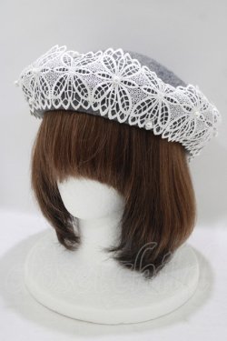 画像1: m petit by misako / TT*AMレースBベレー  グレー H-25-08-29-1078-LO-AC-NS-ZH