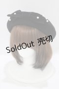 m petit by misako / TT*AMリボンBベレー  ブラック H-25-08-29-1079-LO-AC-NS-ZH