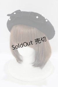 m petit by misako / TT*AMリボンBベレー  ブラック H-25-08-29-1079-LO-AC-NS-ZH