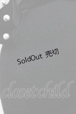 画像2: m petit by misako / TT*AMリボンBベレー  ブラック H-25-08-29-1079-LO-AC-NS-ZH