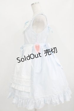 画像2: BABY,THE STARS SHINE BRIGHT / ローズフルールエプロンジャンパースカート Free サックス H-25-08-29-1008-BA-OP-NS-ZH