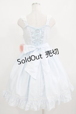 画像3: BABY,THE STARS SHINE BRIGHT / ローズフルールエプロンジャンパースカート Free サックス H-25-08-29-1008-BA-OP-NS-ZH