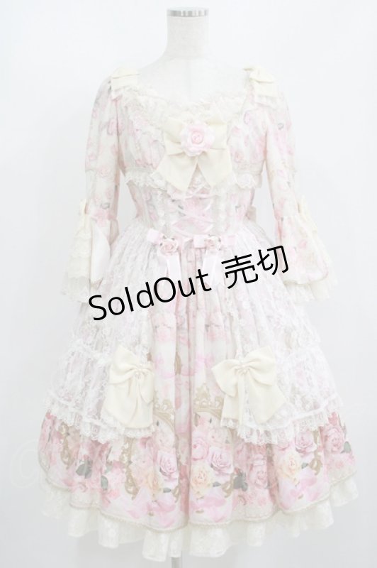 画像1: Angelic Pretty / Rose Museum Dress Free アイボリー H-25-08-29-1009-AP-OP-NS-ZH (1)