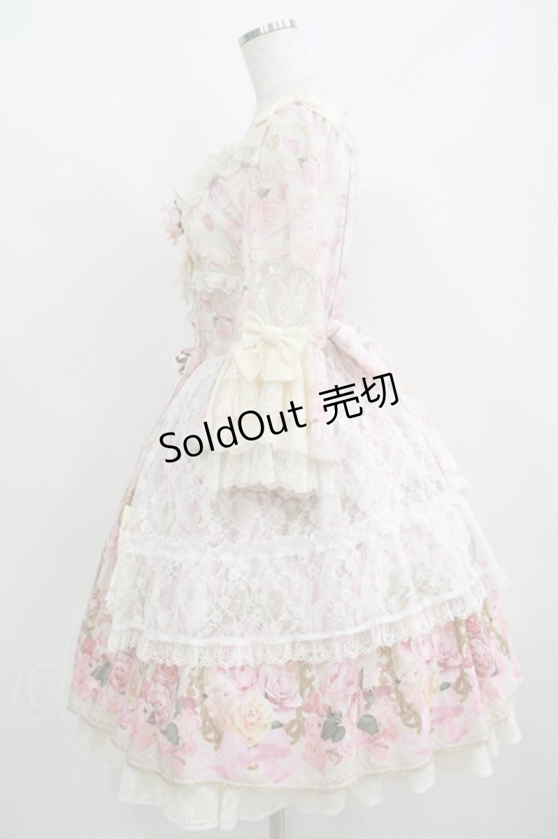 画像2: Angelic Pretty / Rose Museum Dress Free アイボリー H-25-08-29-1009-AP-OP-NS-ZH (2)