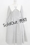 Maria pipi / セーラーカラークラシカルドレス Free GRAY H-25-08-29-1010-EL-OP-NS-ZH