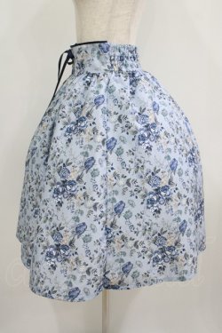 画像2: axes femme / ロマンティックローズ柄スカート M サックス H-25-08-29-1012-AX-SK-NS-ZH