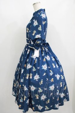 画像2: Innocent World / ピーターラビット小花レースワンピース M ブルー H-25-08-29-1002-IW-OP-NS-ZH