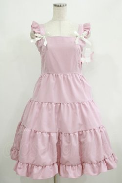 画像1: FLC / 星名桜子/ジャンパースカート M ピンク H-25-08-29-1017-LO-OP-NS-ZH