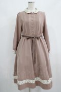 Fi.n.t / レース使い丸衿ワンピース Free PINK BEIGE H-25-08-29-1018-CA-OP-NS-ZH